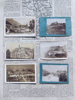 Set 1: Vintage French Landmark Photo Cards (1900s)