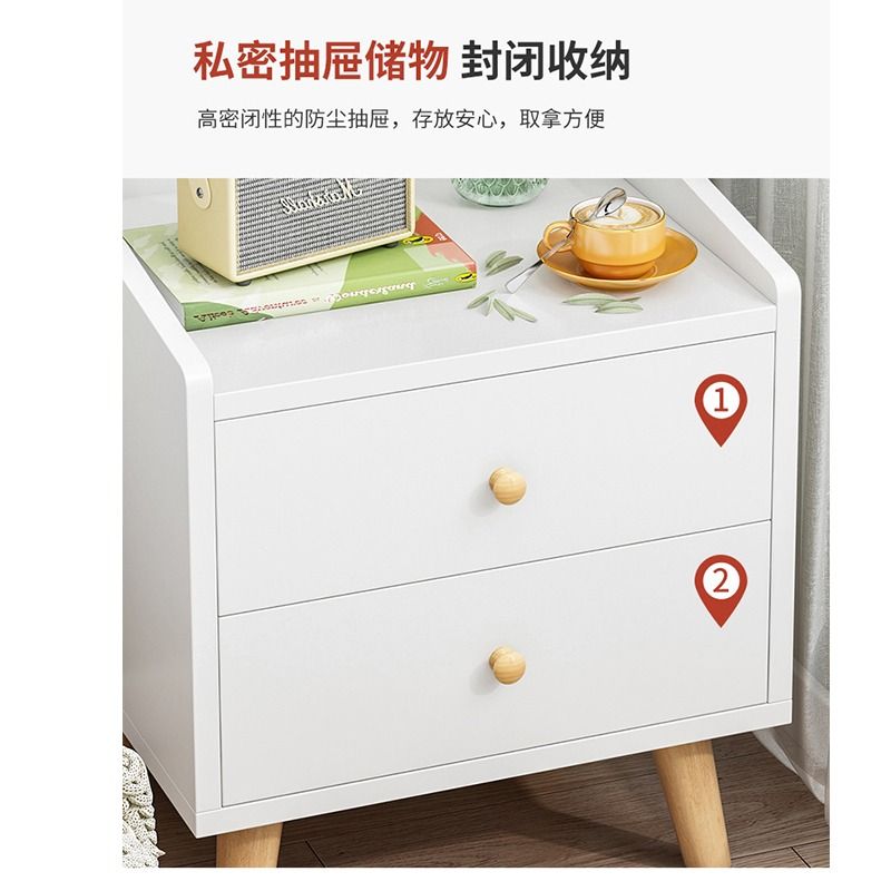 Simple Bedside Table [Free Delivery][Free Installation] Bedroom