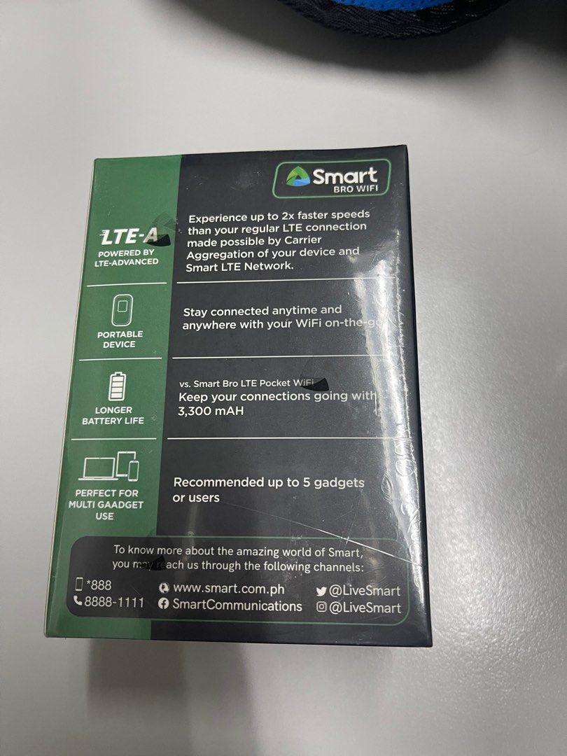 Smart Bro Pocket Wifi Advanced, Computers & Tech, Parts & Accessories ...