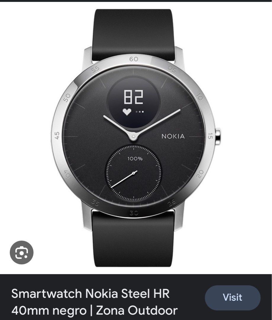Smartwatch Nokia Steel HR 40mm Mobile Phones Gadgets Wearables