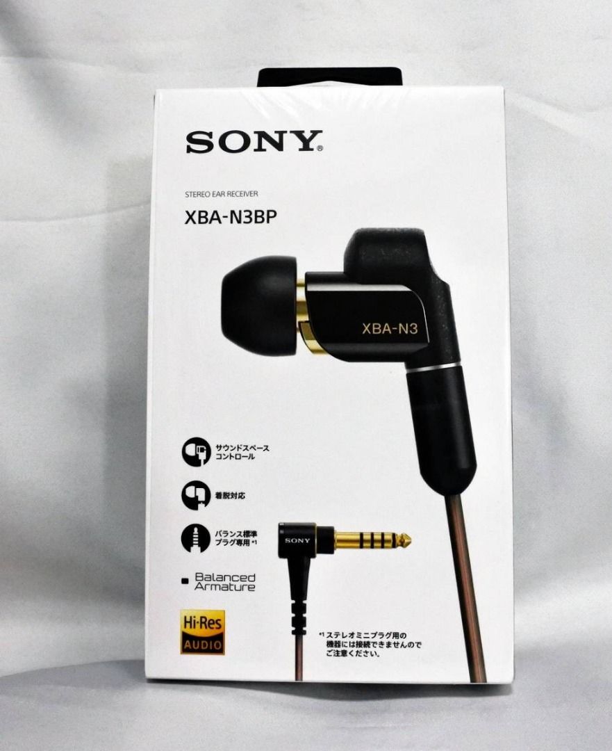 SONY封閉式內耳聽筒【XBA-N3BP】, 音響器材, 耳機- Carousell