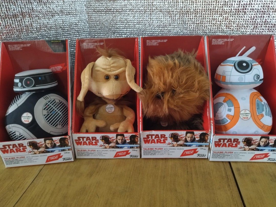 Star wars talking plush sale