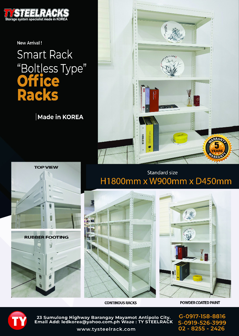 Steel rack boltless type smart racks display high quality made in korea ...