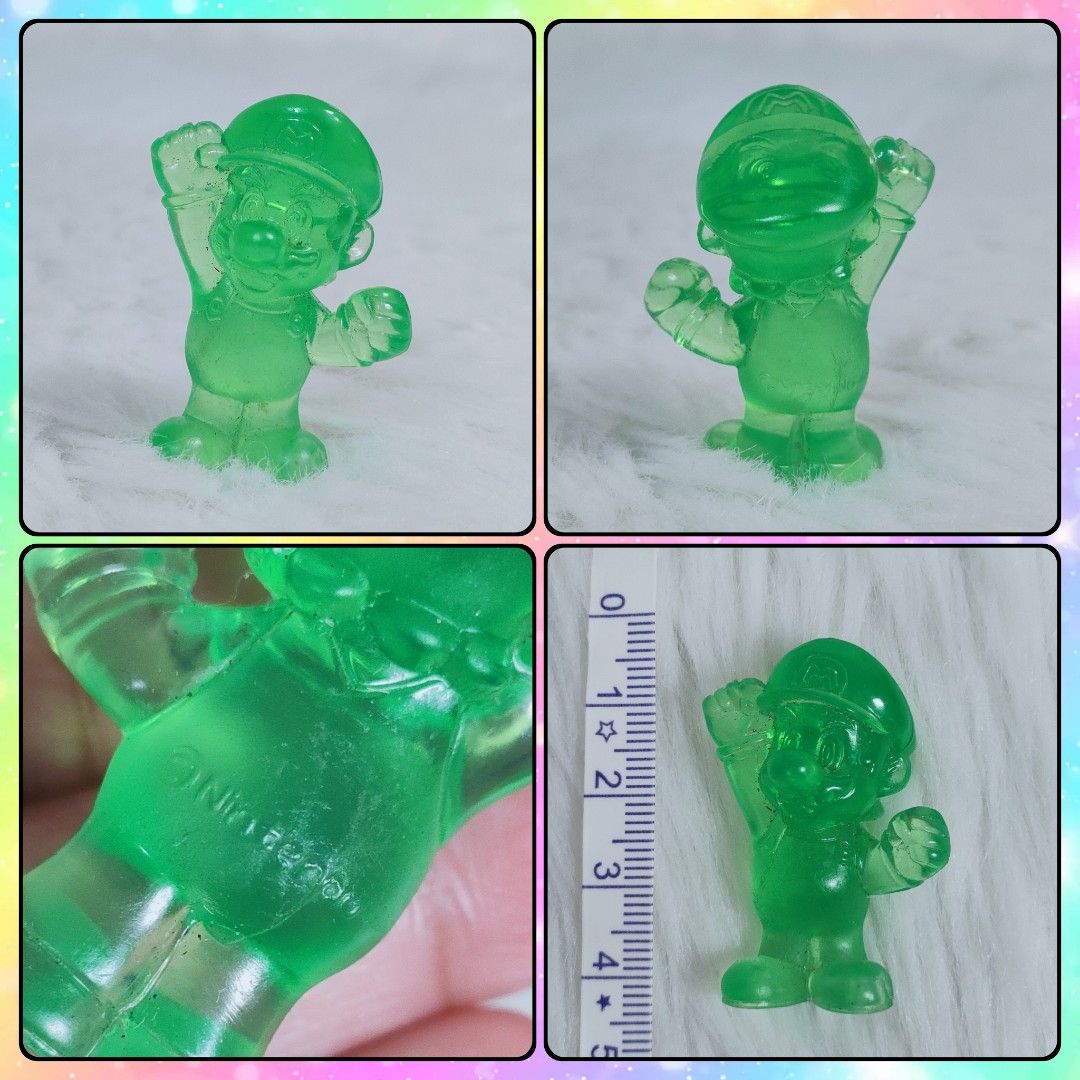 Super Mario Transparent Figure (Category: Figurines & Statues) located in Antipolo. Submitted by bhabiegraciefashionlab (Listing ID 1243004452, Image 1). Description: ₱80 + Sf 🌈Super Mario Transparent Figure 🌈Excellent Used Condition 🌈Nintento Markings.