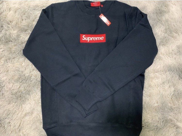 Red on black best sale supreme box logo