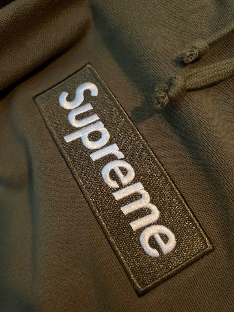 Supreme olive box logo new arrivals