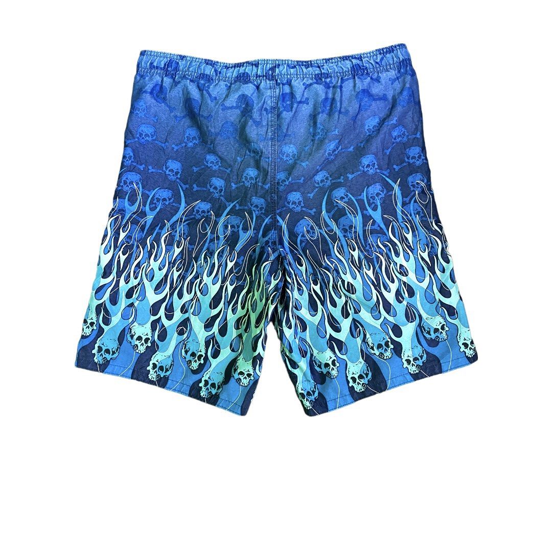 Surf Pants Flames Design, Men's Fashion, Bottoms, Shorts on Carousell