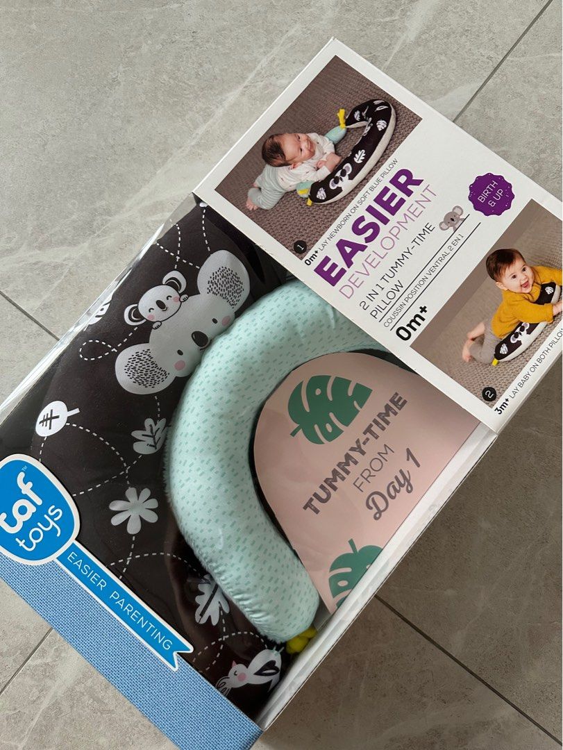 2 in 1 tummy time best sale pillow