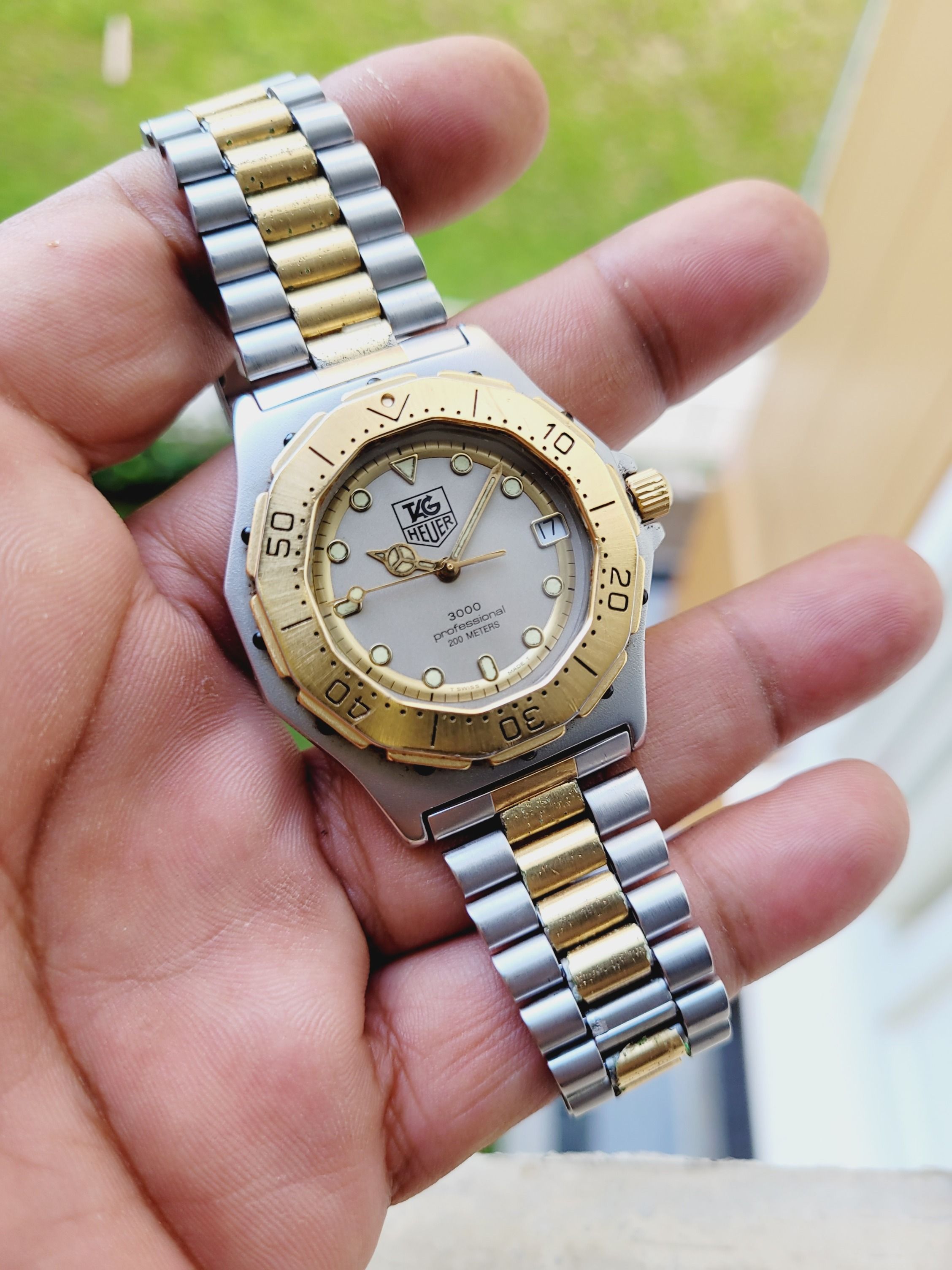 Tag heuer online two tone mens