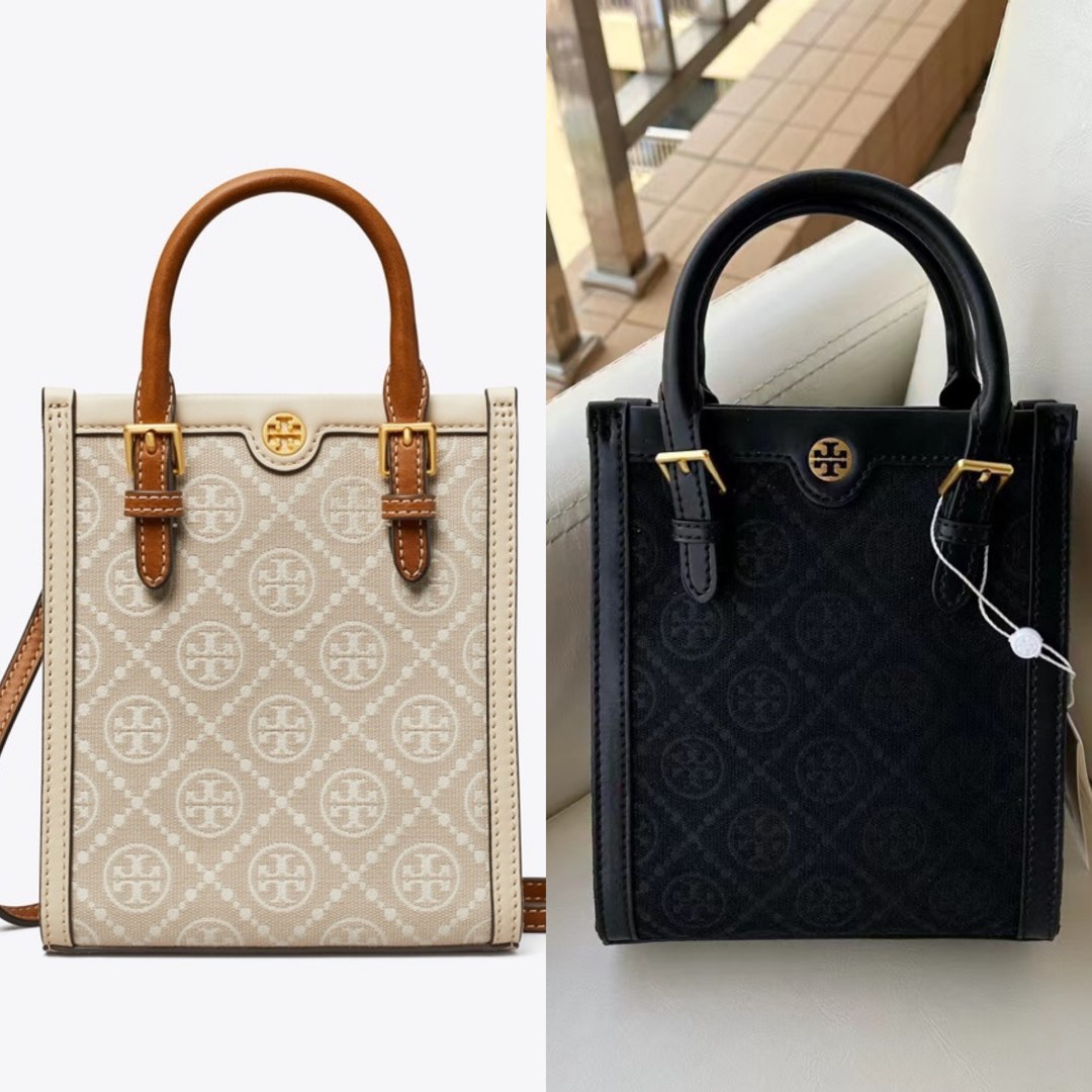 TB T Monogram Mini Tote Bag, Women's Fashion, Bags & Wallets, Tote Bags ...