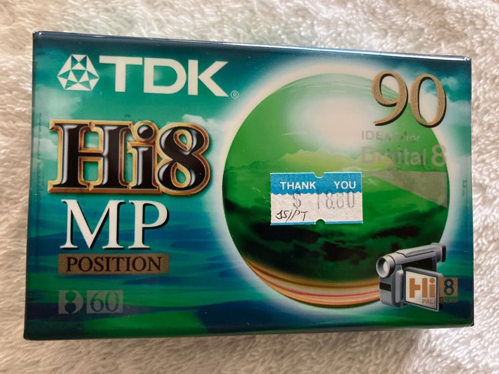 TDK Hi8 tape, Photography, Video Cameras on Carousell