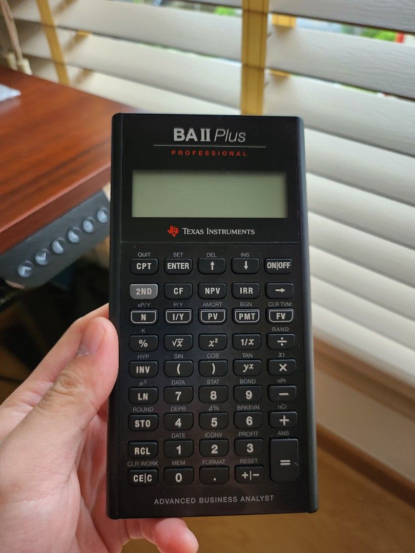 Calcolatrice Finanziaria Texas Instruments BA II Plus Professional