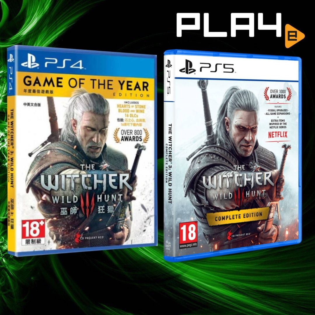 Ps4 Witcher Complete Edition Switch Amazon The Witcher Complete