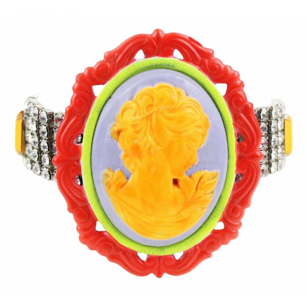 Tom Binns Crystal and Nein Cameo Bracelet