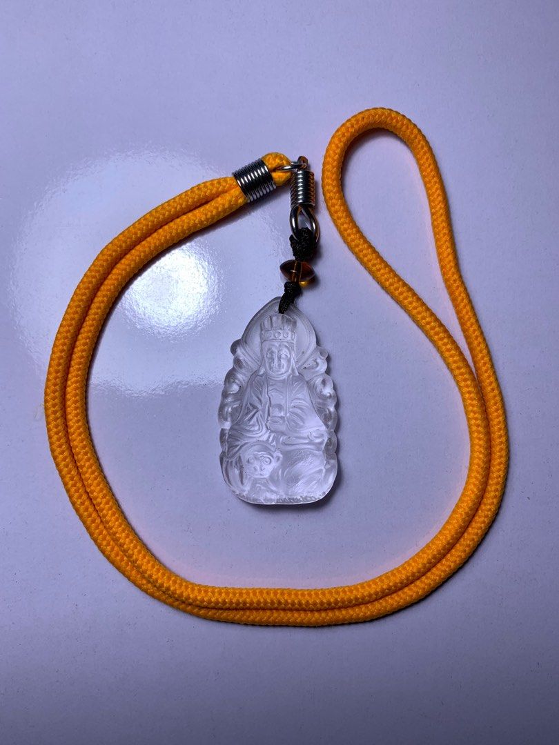 Glass sale buddha pendant