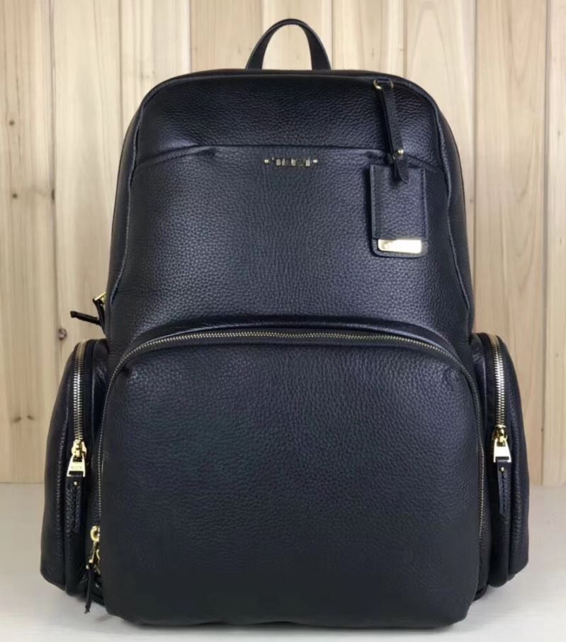 Tumi calais cheap leather backpack