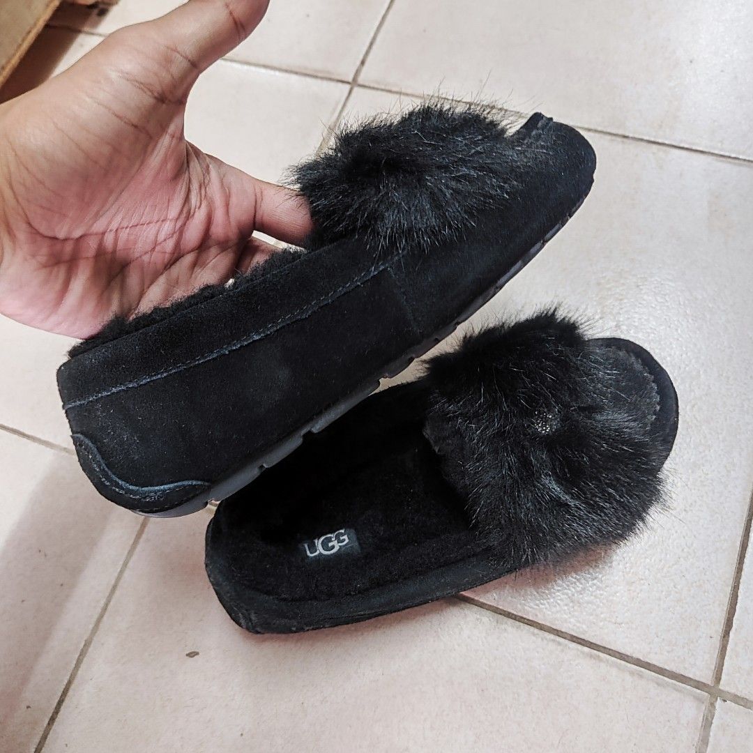 Ansley puff bow discount slipper
