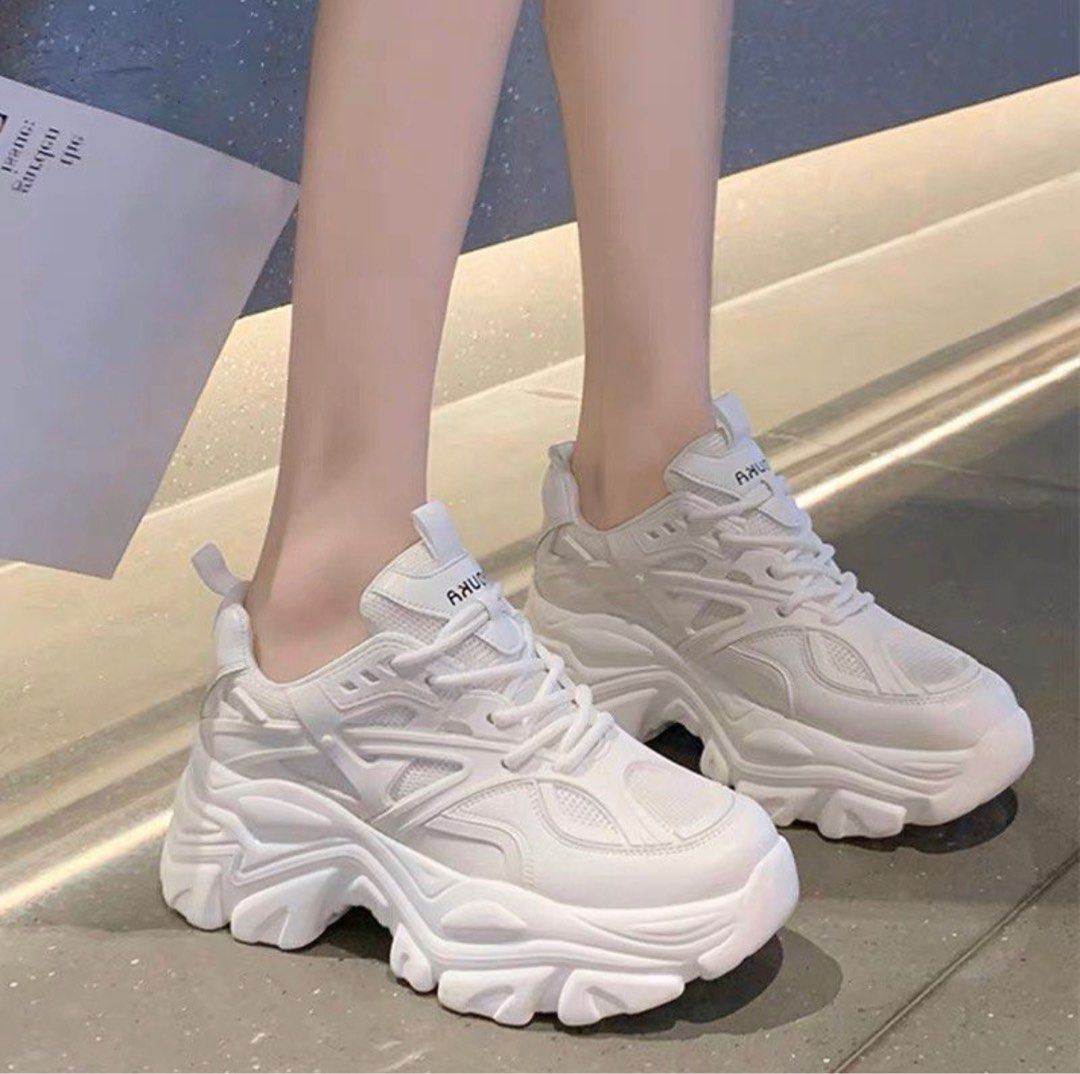 White discount retro shoes