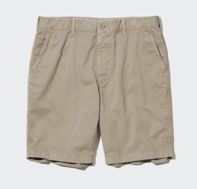 Unisex Uniqlo Chino Shorts in white Men s Fashion Bottoms Chinos on Carousell