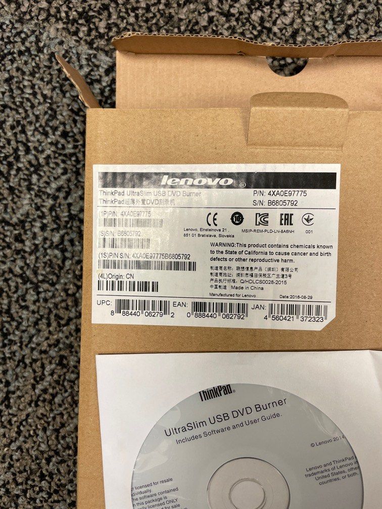 USB Dvd burner not used, Computers & Tech, Parts & Accessories
