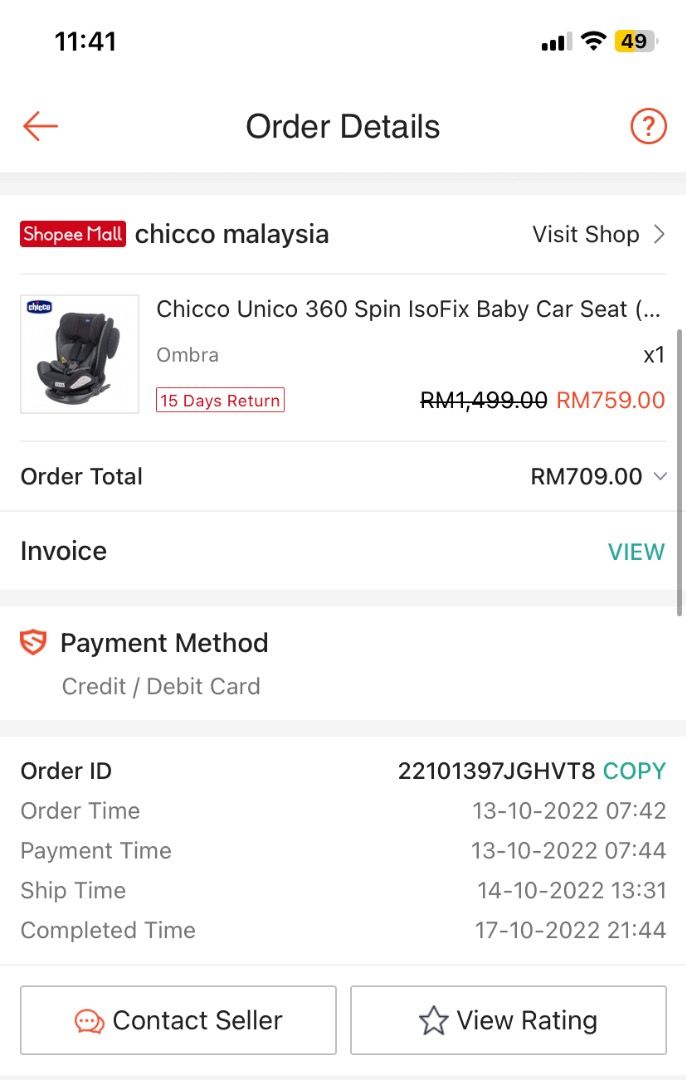 Chicco shopee discount