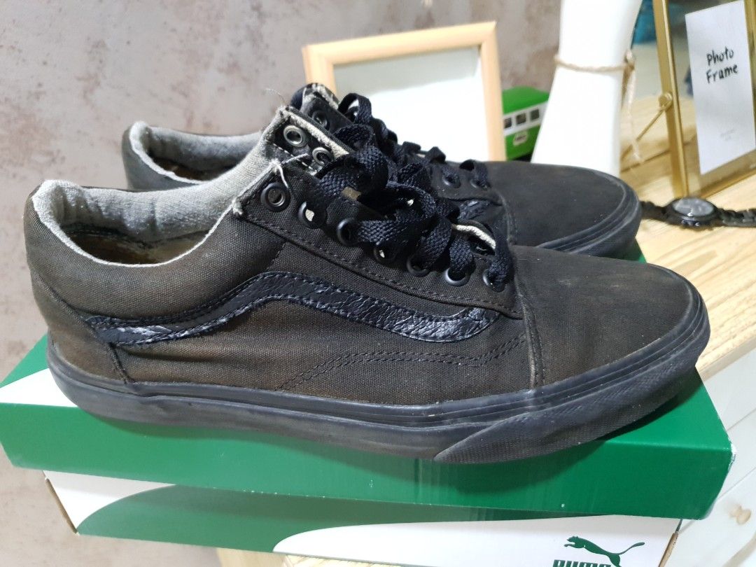 Black vans size 7.5 store