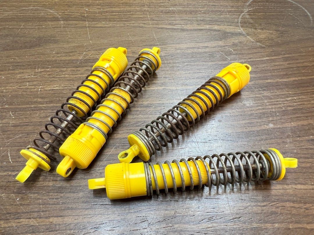 Used Vintage Tamiya RC Car part lot Nissan King Cab Toyota Hilux