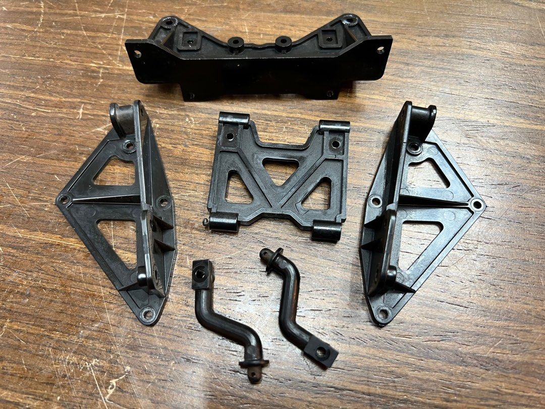 Used Vintage Tamiya RC Car part lot Nissan King Cab Toyota Hilux