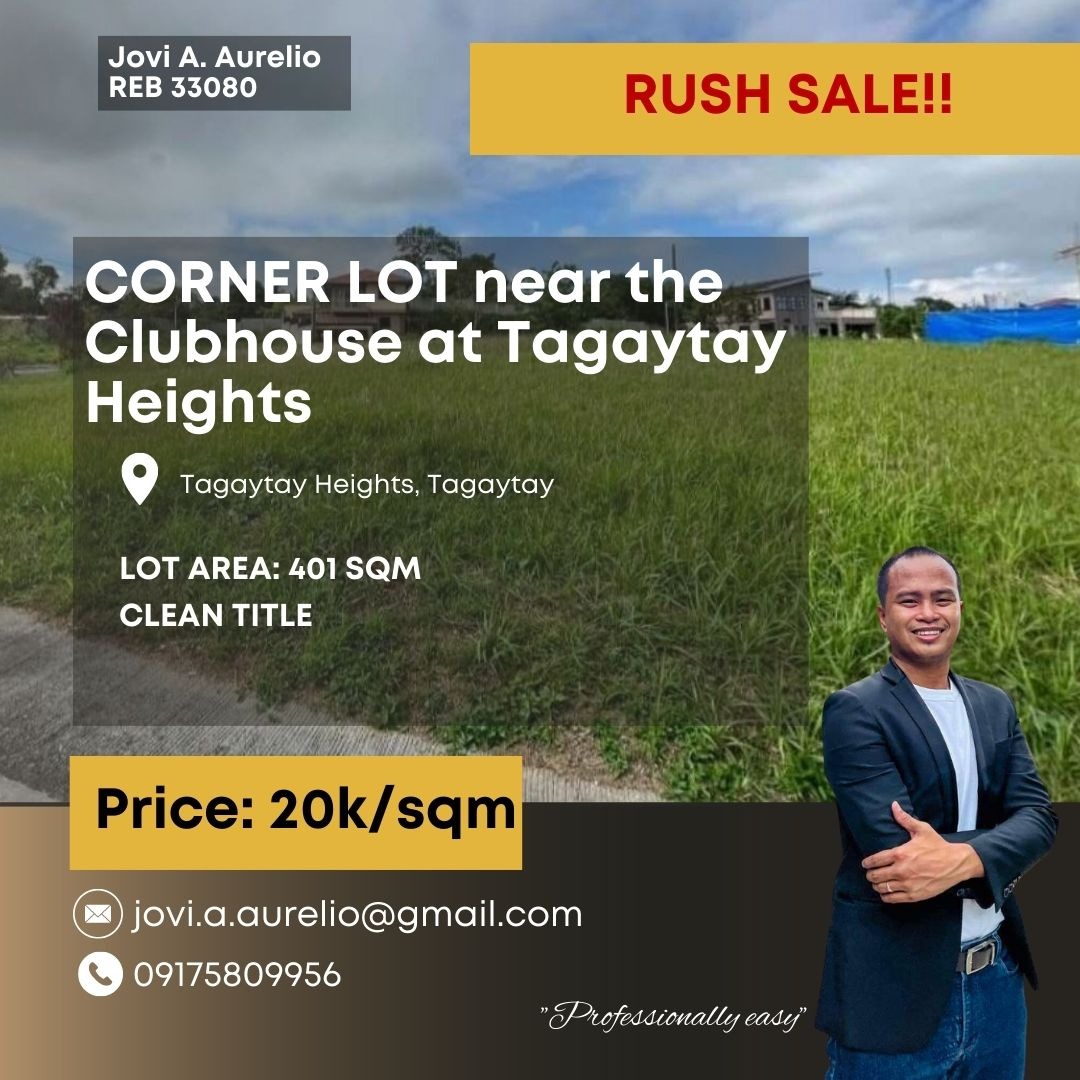 Vacant Lot For Sale at Tagaytay Heights, Tagaytay, Property, For Sale, Lot on Carousell