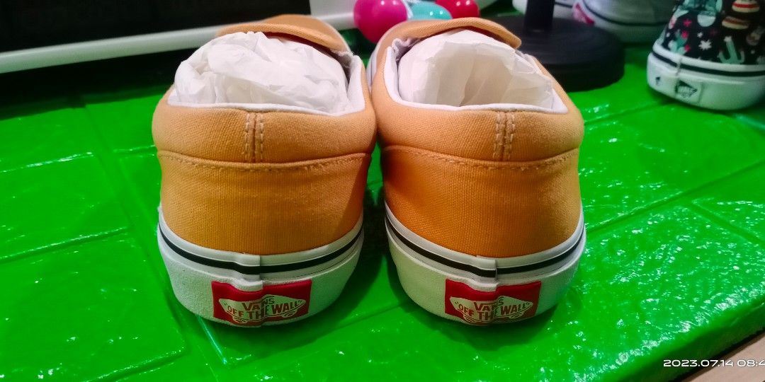 Mustard vans sale slip on