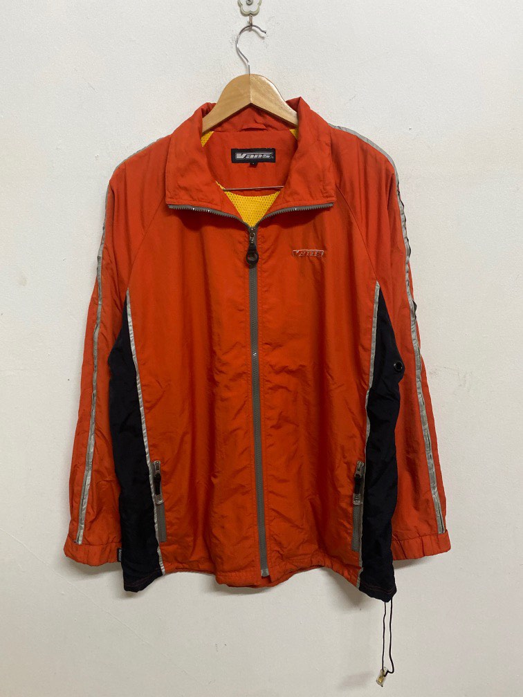 Vans windbreaker mens Orange store