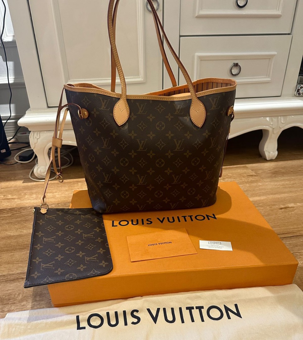 LV Boulogne Monogram 2021 complete set ori rec dv, Barang Mewah