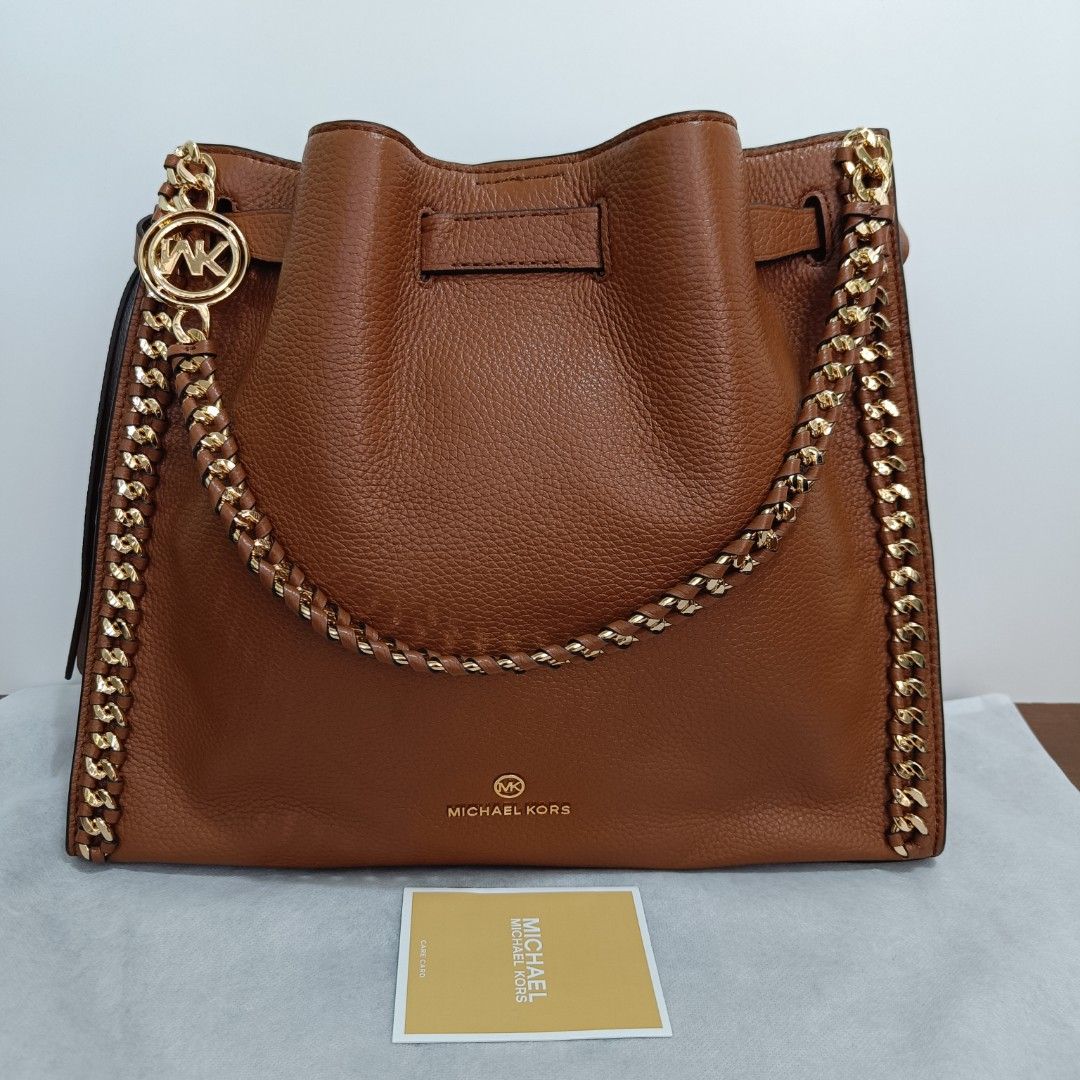 Michael Kors Mina Large Chain Shoulder Tote