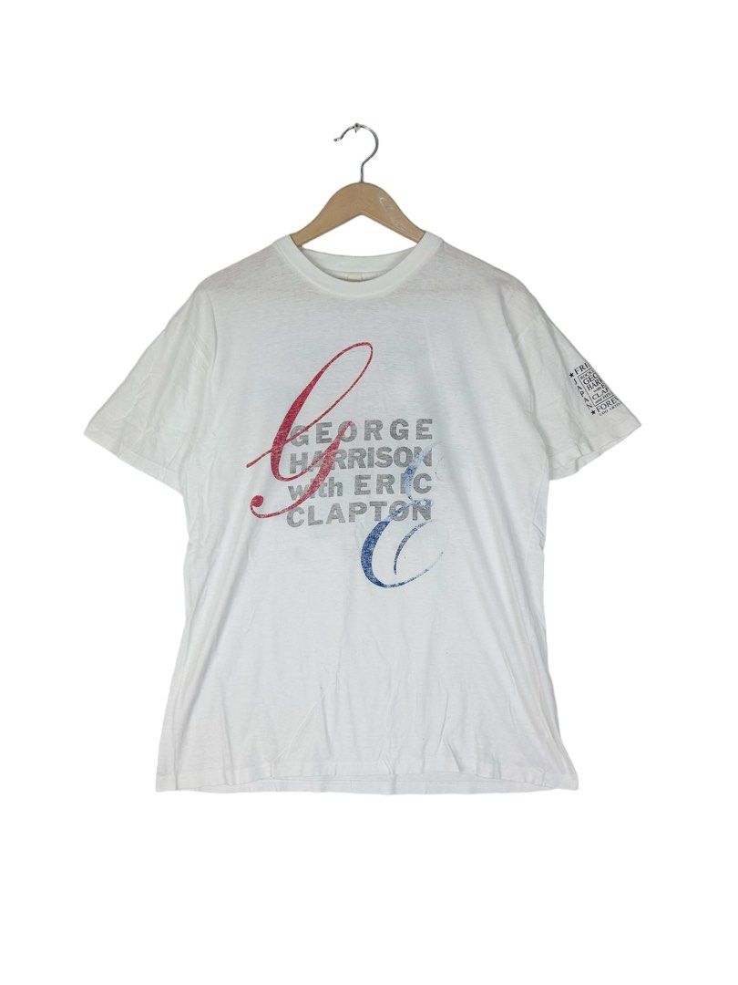 Vintage 90s Rock Legend Eric Clapton George Harrison Japan Tour