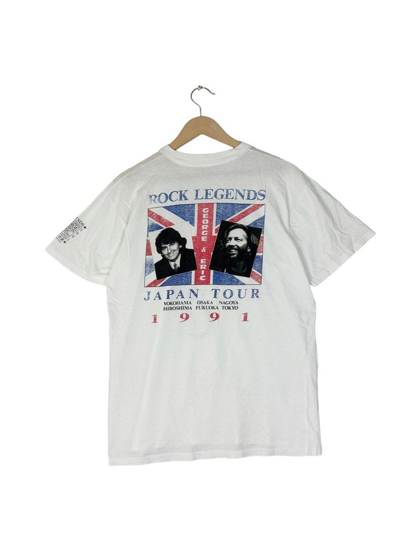 Vintage 90s Rock Legend Eric Clapton George Harrison Japan Tour