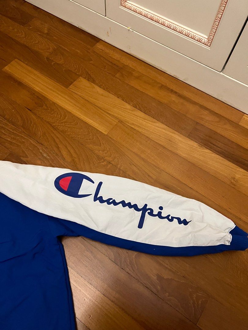 Red white and blue champion jacket new arrivals