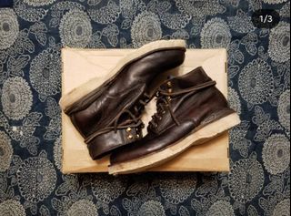 Visvim Brigadier Boots MID-FOLK LT.BROWN, 名牌, 鞋及波鞋- Carousell