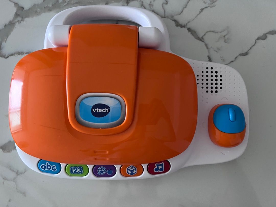 VTech+Tote+N+Go+Laptop+1554+With+Mouse+Learning+Toy+Orange+Letters