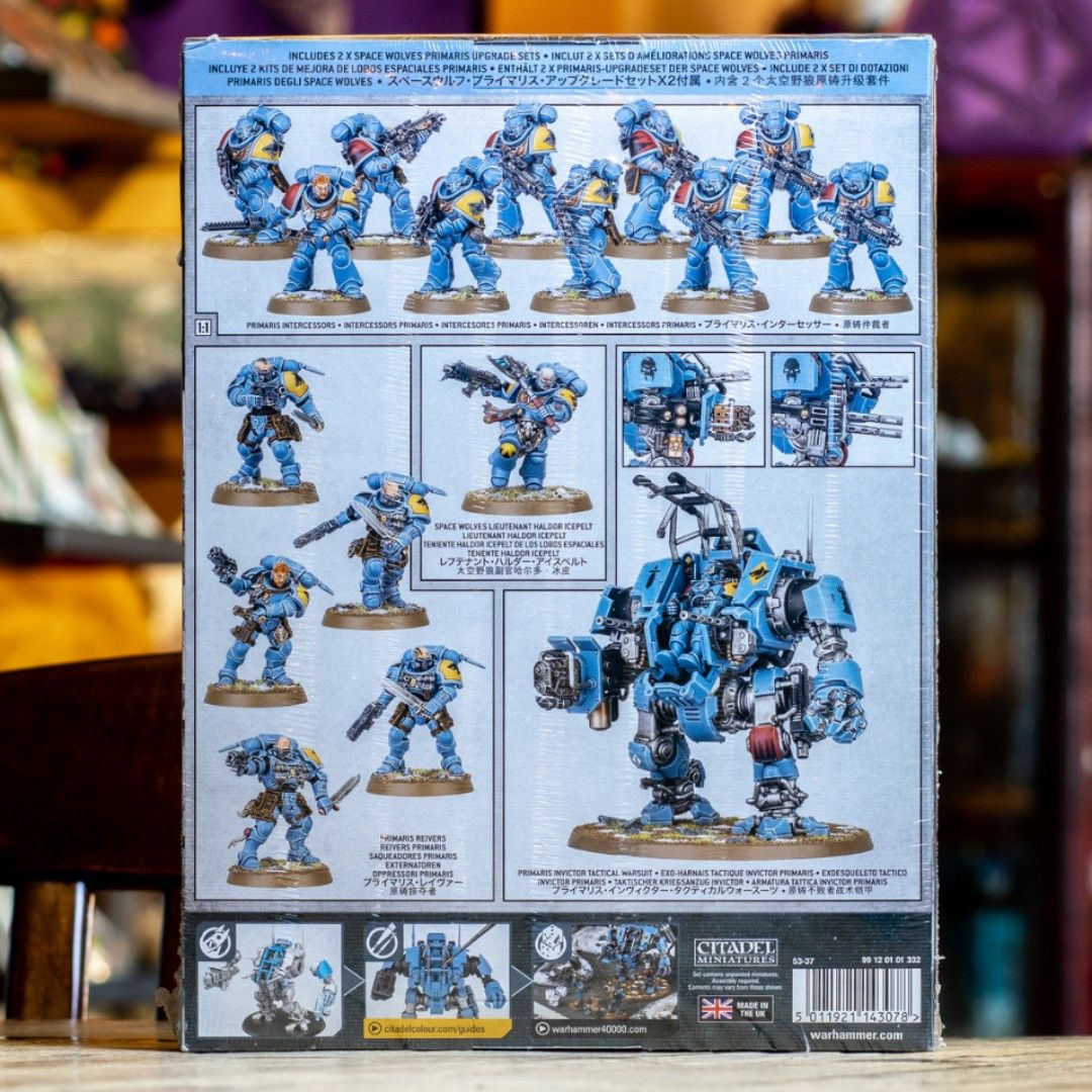 Warhammer 40K Combat Patrol Space Wolves NEW, Hobbies & Toys