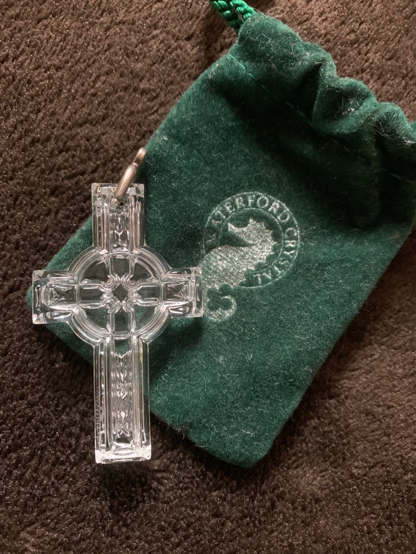Waterford crystal sale cross pendant