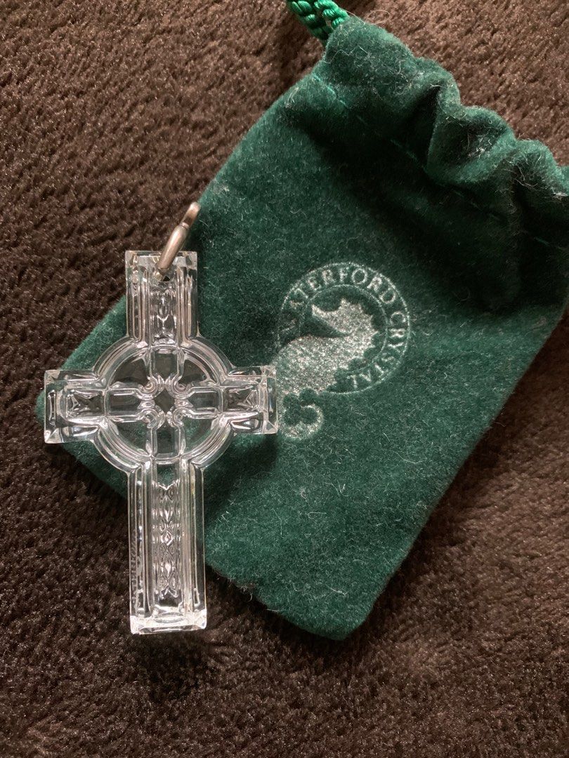 Waterford crystal cross pendant Luxury Accessories on Carousell