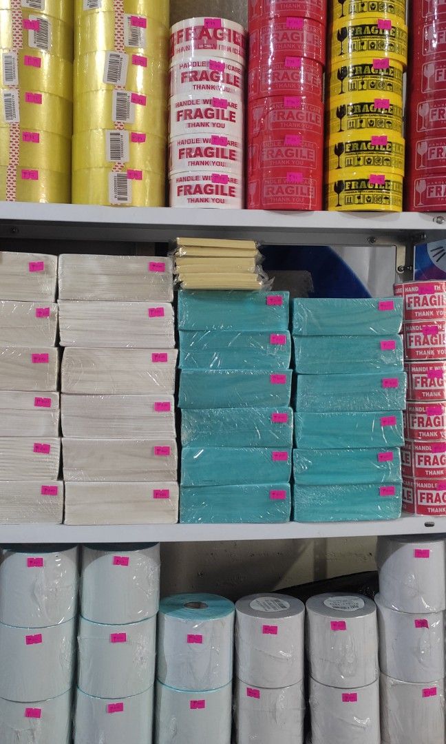 🎉Waybill Sticker A6 (Category: Stationery & School Supplies) located in Manila. Submitted by rara_zyieyael (Listing ID 1242984003, Image 1). Description: onhand 500 sheets A6 100*150.