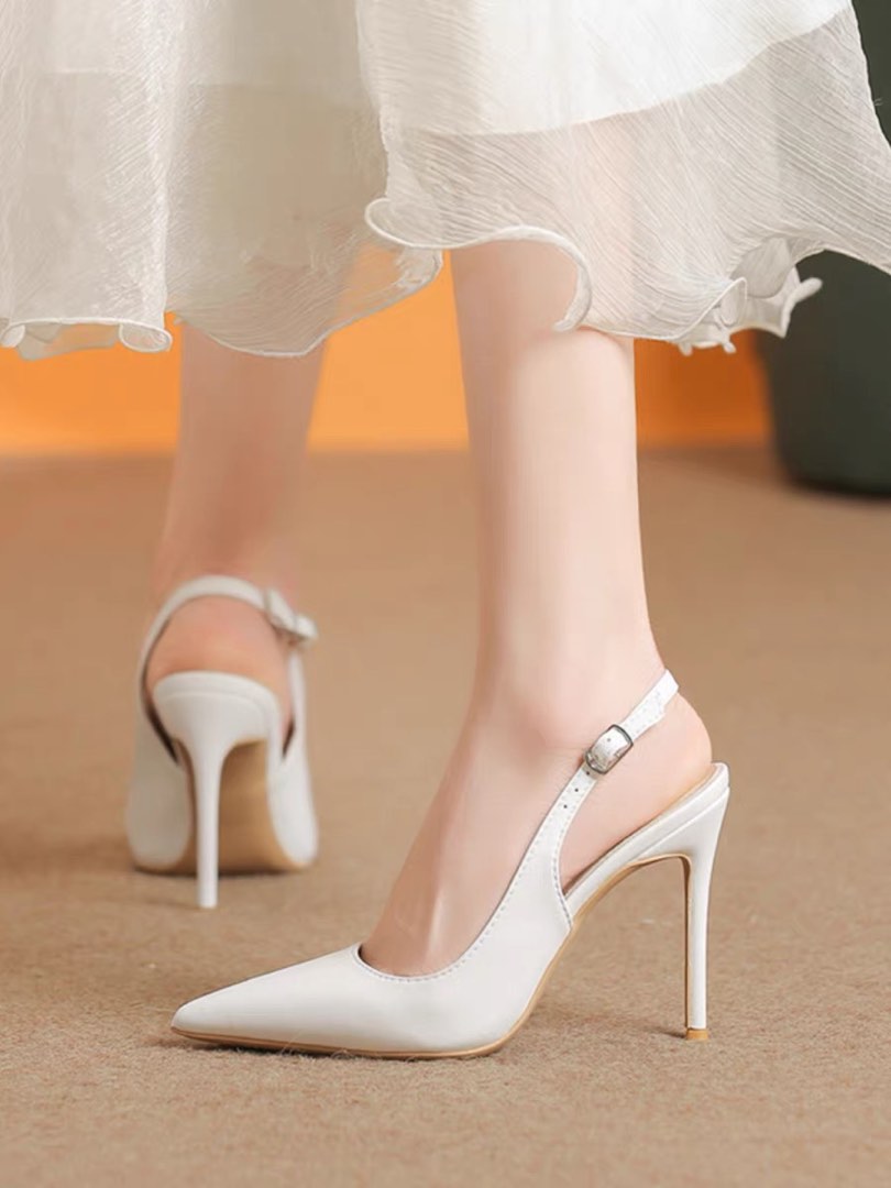 Wedding Party White Heels Women s Fashion Footwear Heels on
