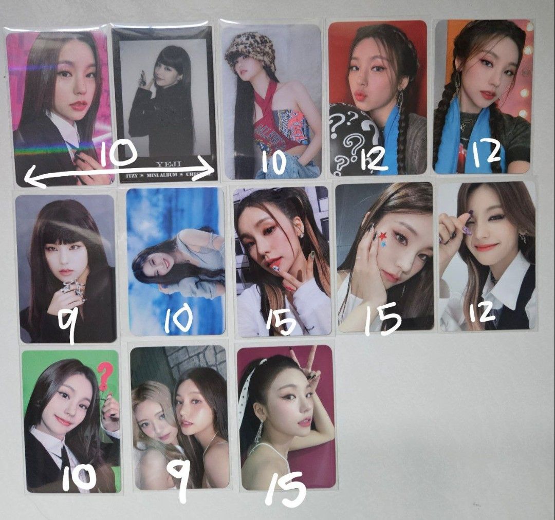ITZY イェジ ヨントン トレカ soundwave CHESHIRE ITZY 'CHESHIRE' - Soundwave Lucky Draw 4th Event Photocard