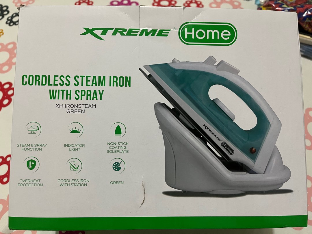 Xtreme Cordless Steam Iron with Spray on Carousell
