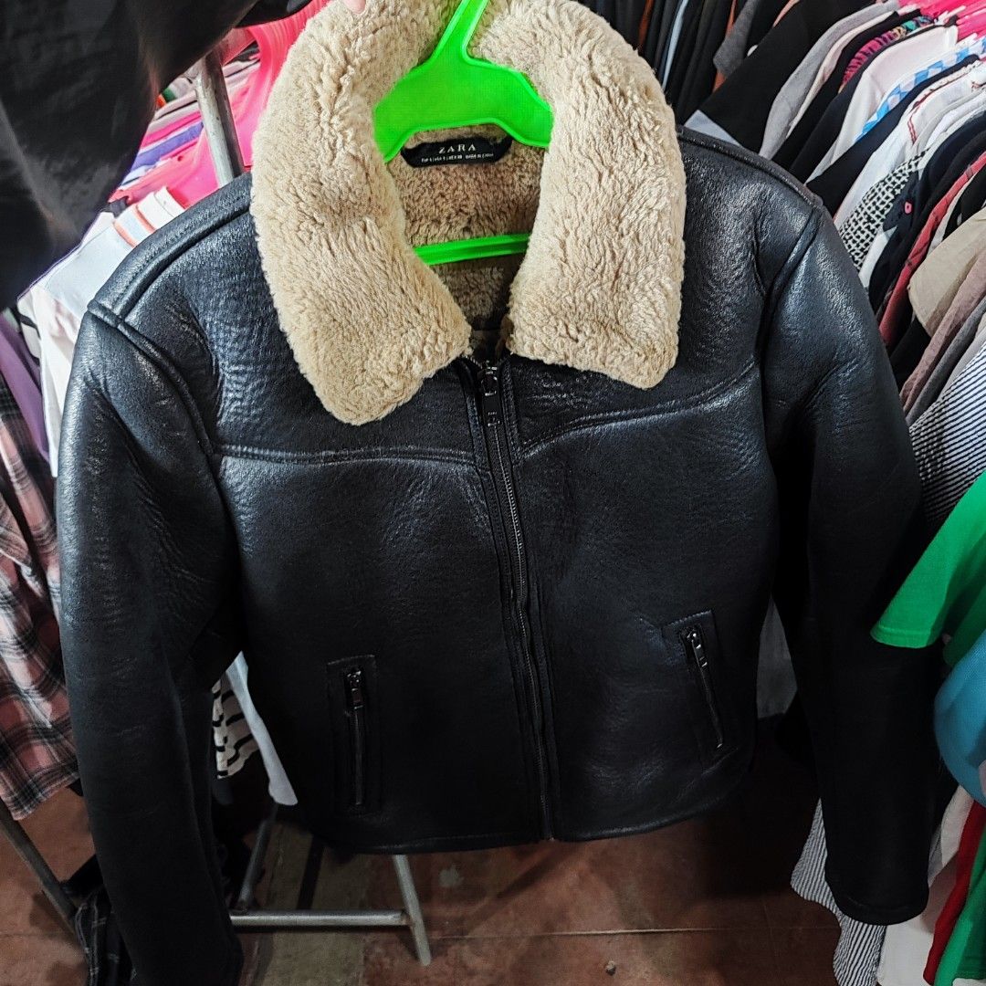 Zara Faux Shearling Jacket