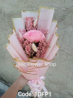 1pc. Dried flower bouquet PINK