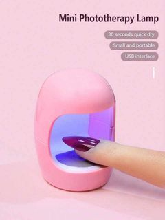 🏷️1pc Mini Portable Nail Dryer Lamp,UV LED Light for Gel Nails