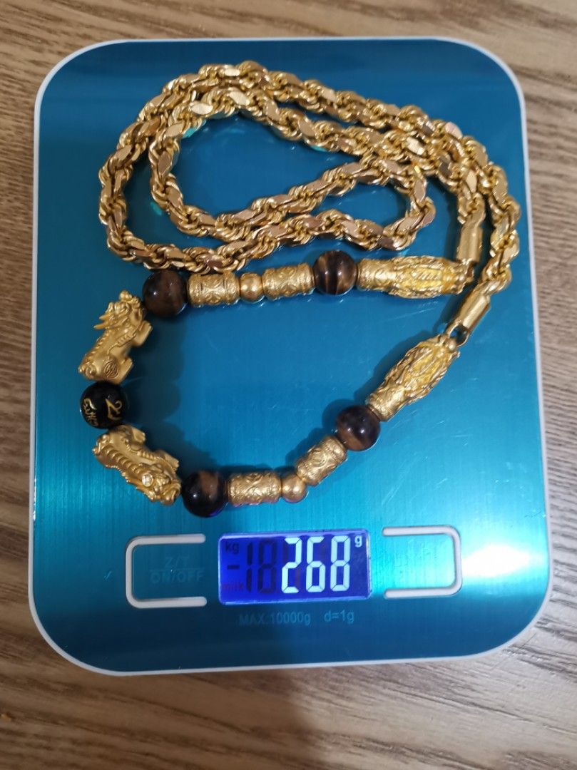 Gold neck on sale chain with price