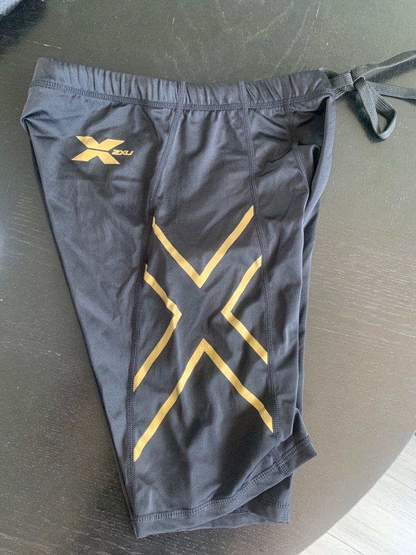 2XU Men MCS Run Compression Shorts - Black/Gold